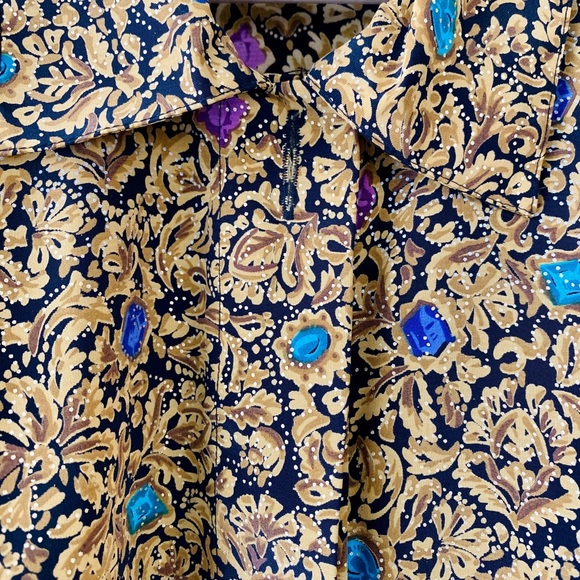 Vintage Versace Style Blouse - Picture 2 of 8